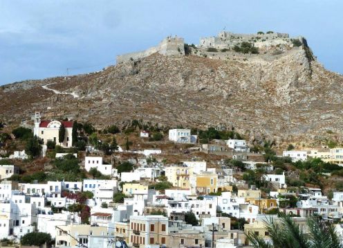 Leros island venetian castle