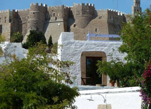 Patmos island, monastery of st. john