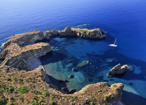 Panarea coastline