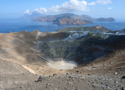 Vulcano volcano aeolian islands,sc