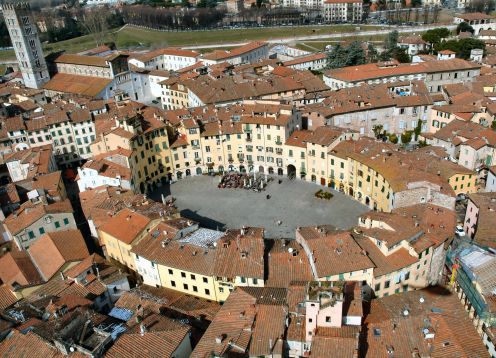 Lucca from the air