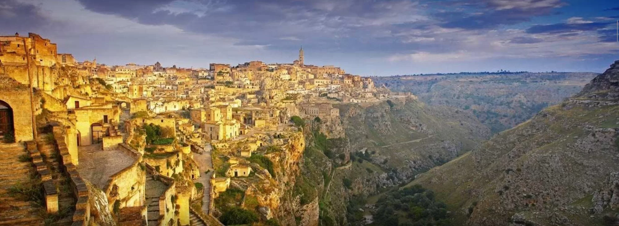 Banner Matera sunset