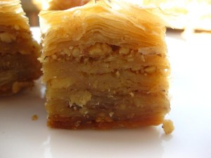 baklava is a traditional greek dessert